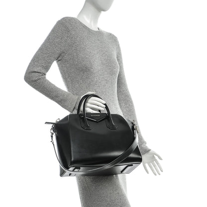 Givenchy Shiny Lord Calfskin Medium Antigona Black 2 of 7