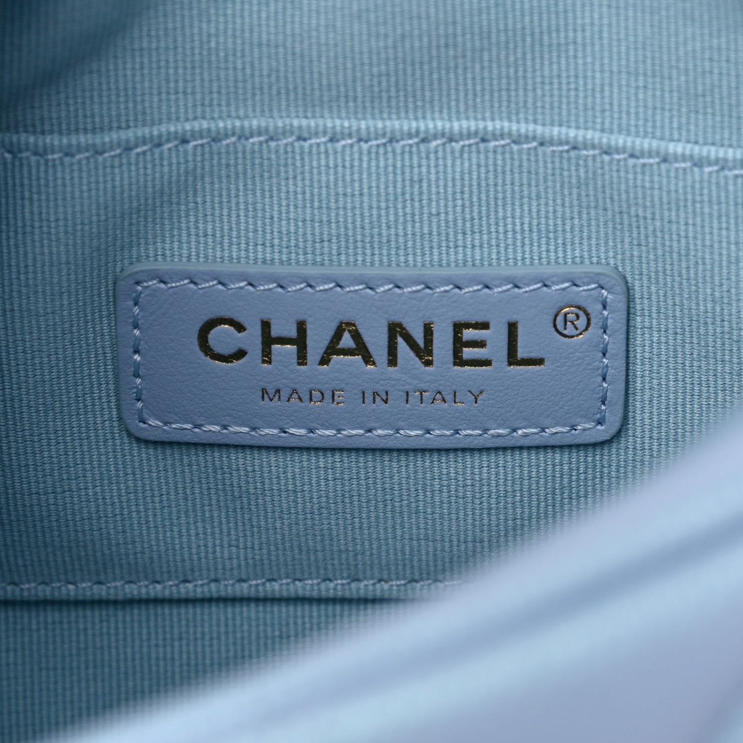 Chanel Iridescent Caviar Quilted Mini My Perfect Camera Case Light Blue 7 of 9