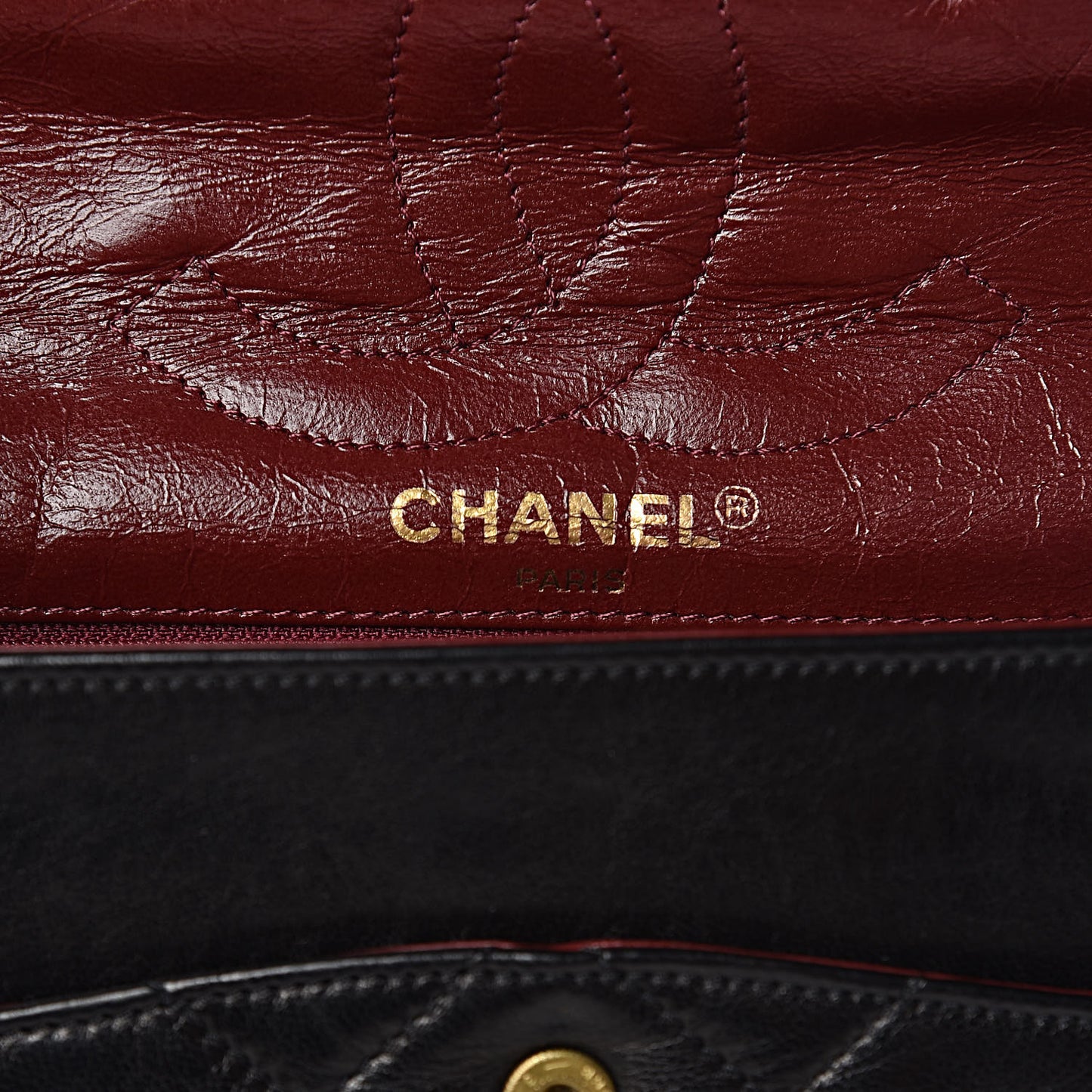 Lambskin Quilted Medium Double Flap Bag Black