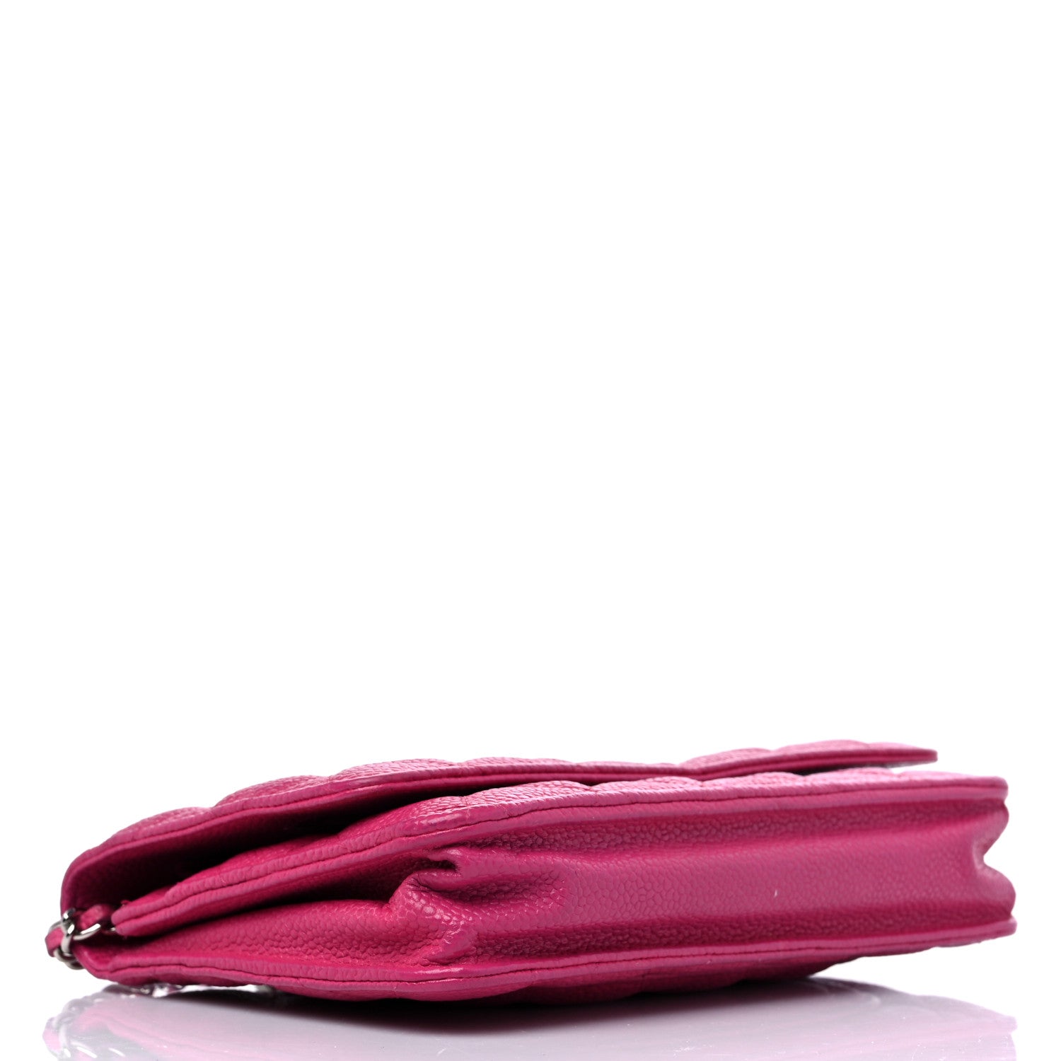 Chanel Iridescent Caviar Quilted Wallet on Chain WOC Pink 3 of 11