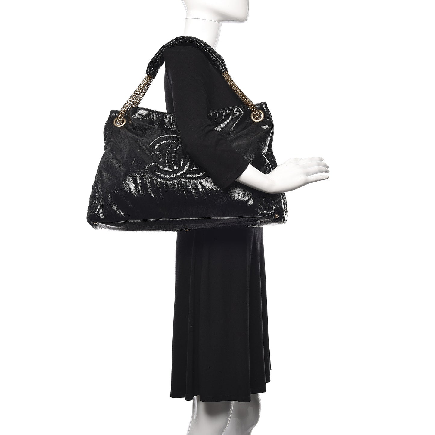Vinyl Rodeo Tote Black