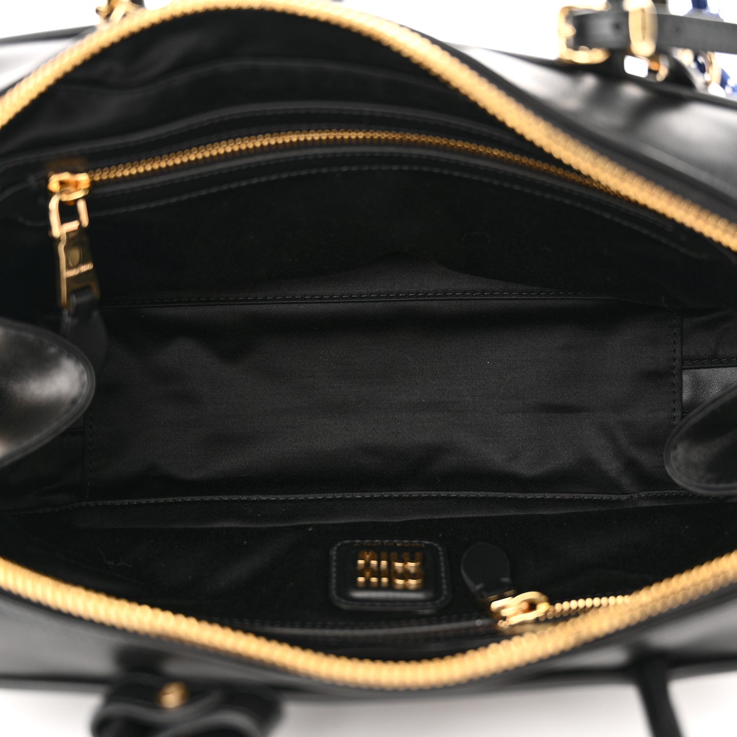 Calfskin Softy Medium Beau Top Handle Bag Black