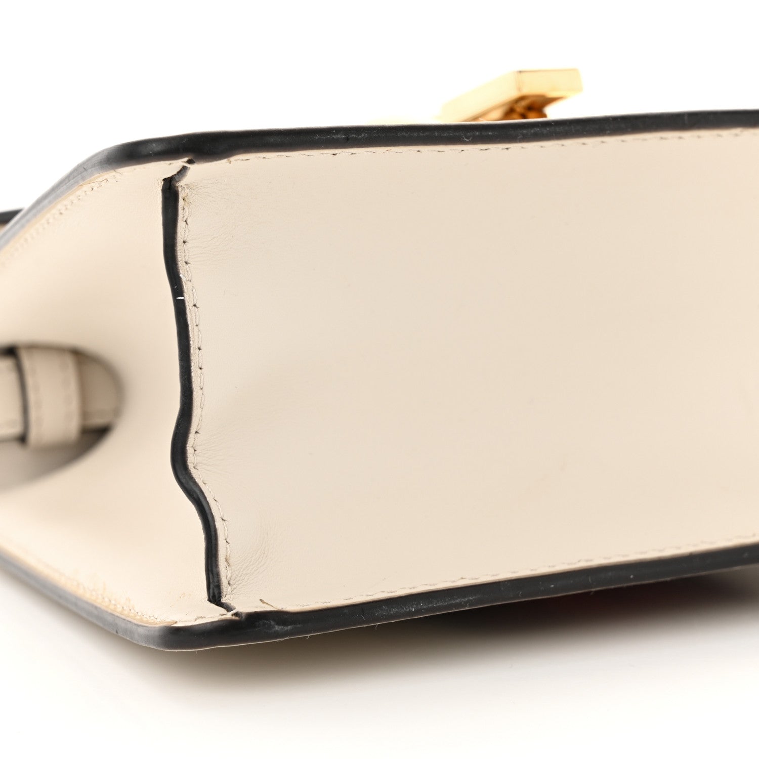 Gucci Calfskin Mini Sylvie Top Handle Bag White 9 of 18