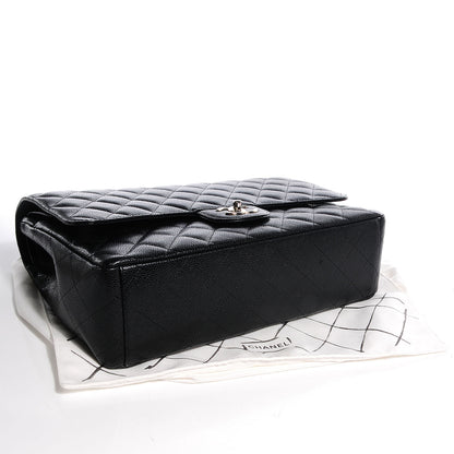 Chanel Caviar Quilted Maxi Double Flap Black 4 of 7