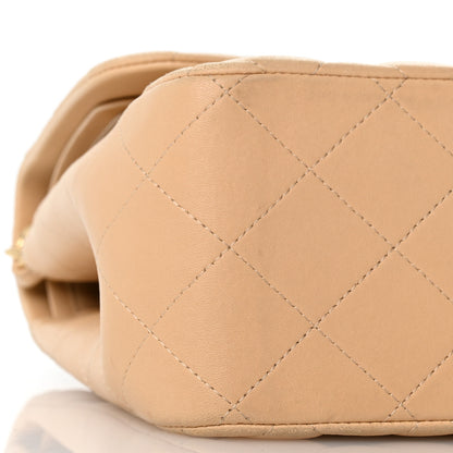 Chanel Lambskin Quilted Jumbo Double Flap Light Beige 9 of 12