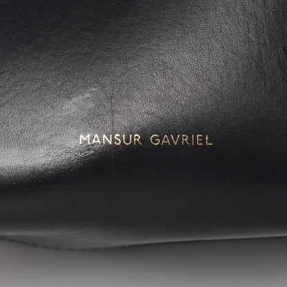 Mansur Gavriel Calfskin Mini Mini Bucket Bag Black Flamma 7 of 7
