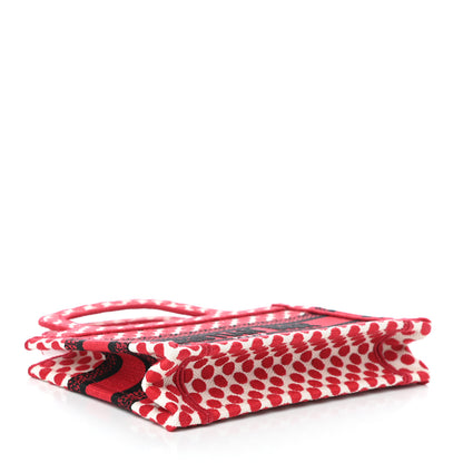 Christian Dior Canvas DiorAmour Dots Mini Book Tote Red 4 of 8