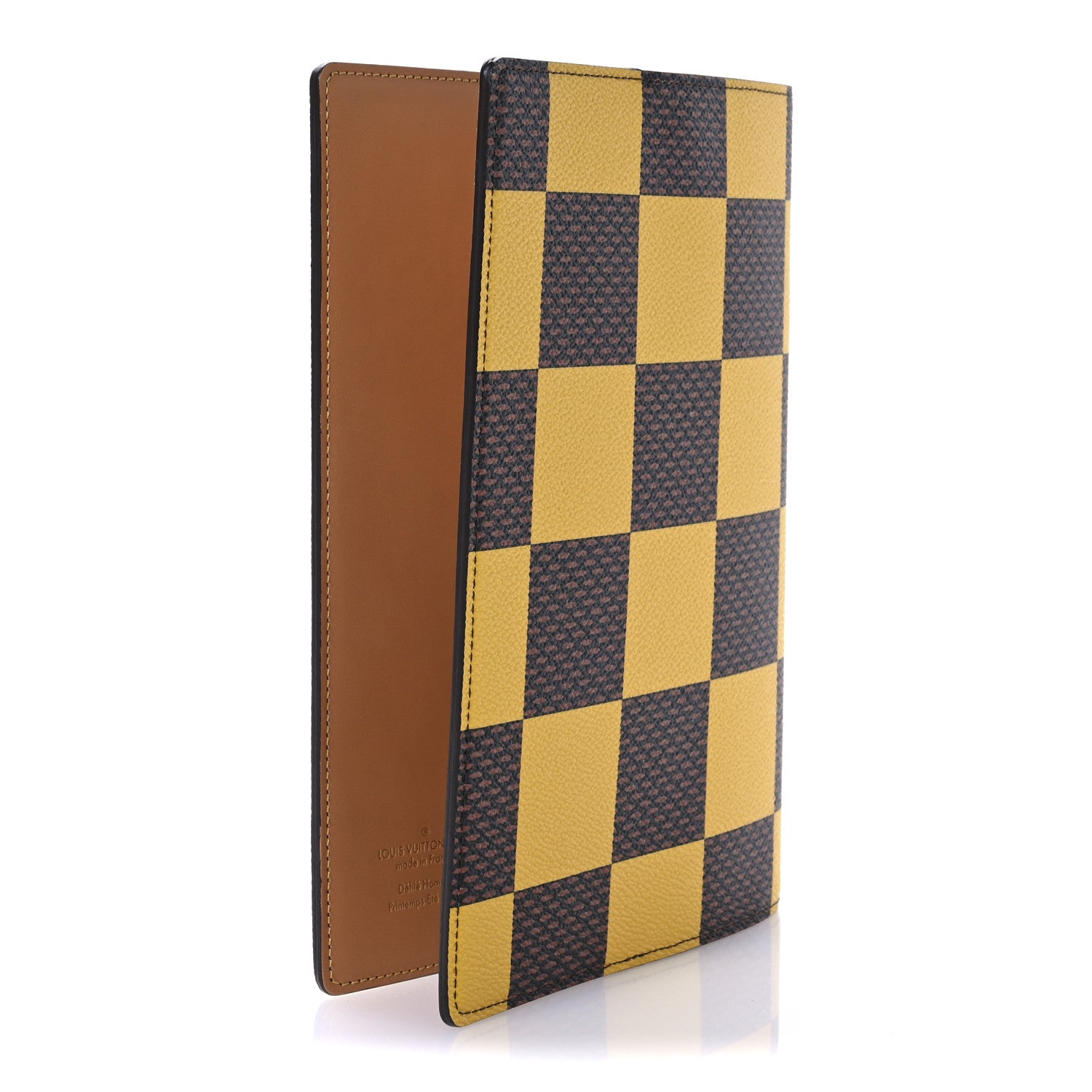 Louis Vuitton Damier Pop Auguste Notebook Cover Yellow 3 of 7