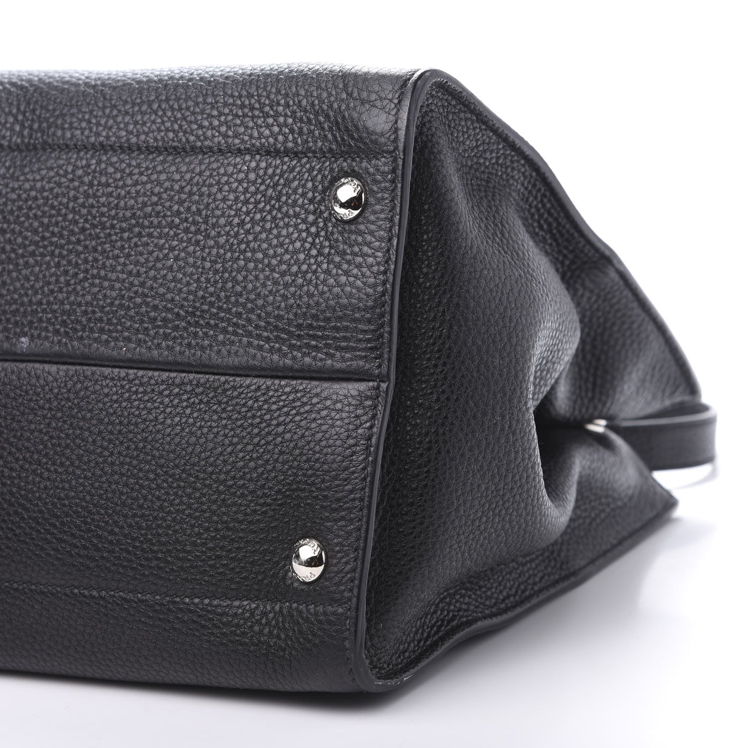 Prada Vitello Daino Shopping Tote Black 10 of 10
