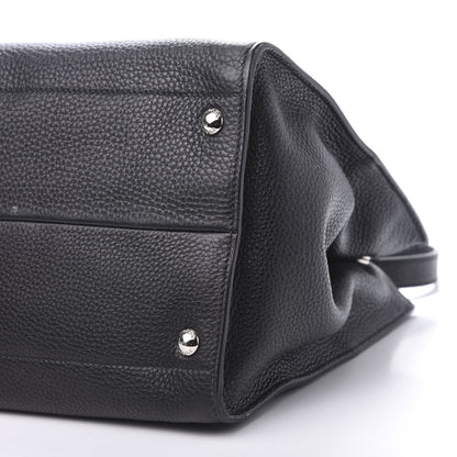 Prada Vitello Daino Shopping Tote Black 10 of 10
