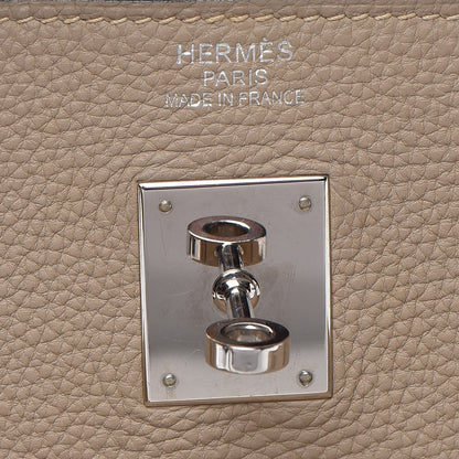 Hermes Taurillon Clemence Birkin 40 Gris Tourterelle 10 of 33