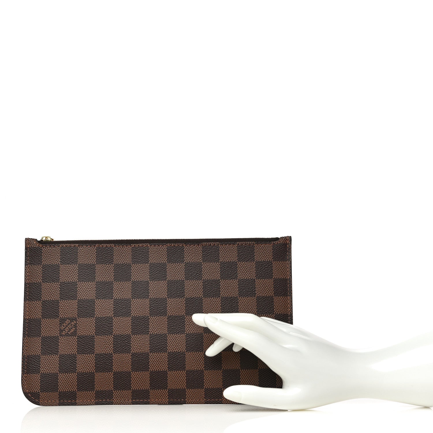 Louis Vuitton Damier Ebene Neverfull MM GM Pochette 2 of 10