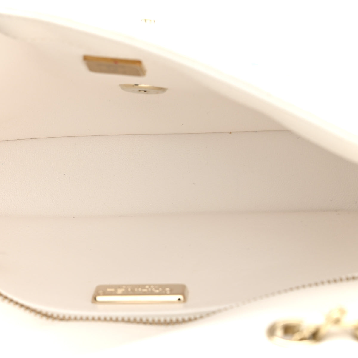 Tweed Sequin Mini Rectangular Flap White Multicolor