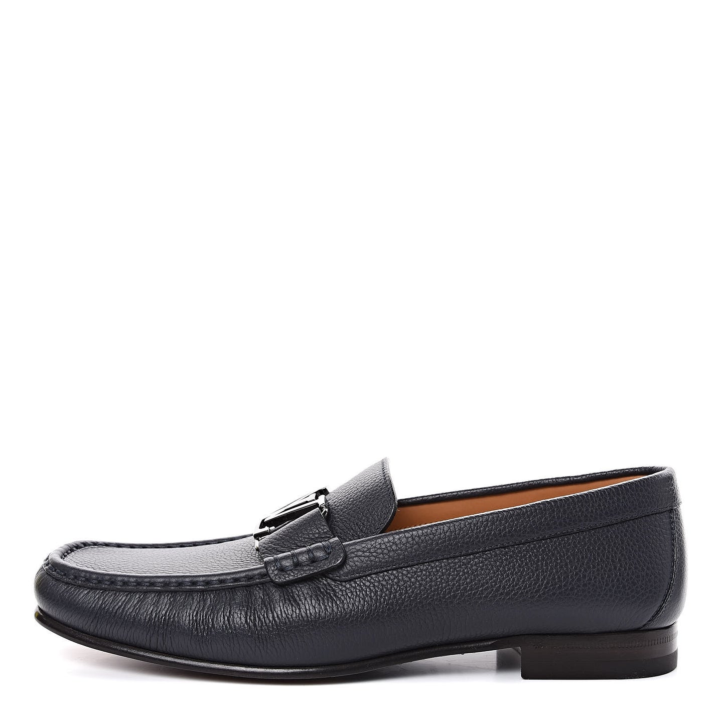 Calfskin Mens Montaigne Loafers 8 Marine