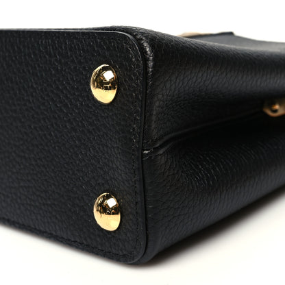 Louis Vuitton Taurillon Mechanical Flowers Capucines BB Black 10 of 10
