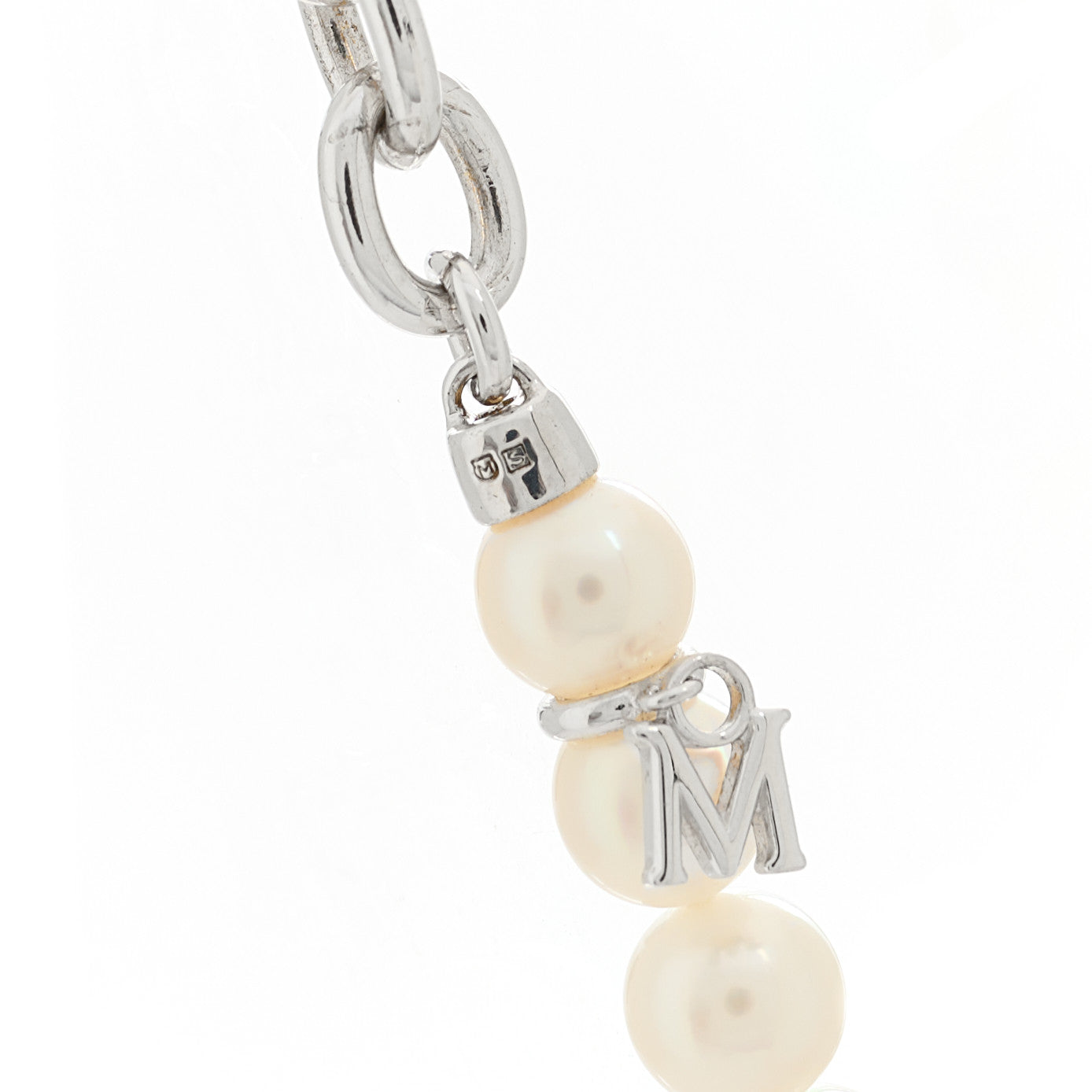Mikimoto X COMME DE GARCON Sterling Silver Akoya Pearl 6-6.5mm Strand Necklace 5 of 7