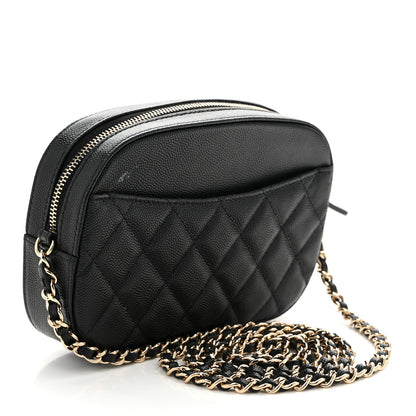 Chanel Caviar Quilted Vanity With Chain Black 4 of 13
