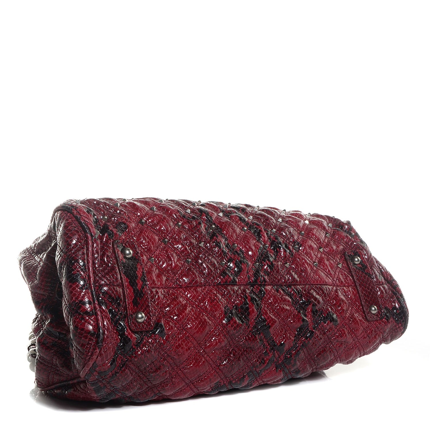 Marc Jacobs Python Embossed Leather Stardust Stam Bordeaux 4 of 8
