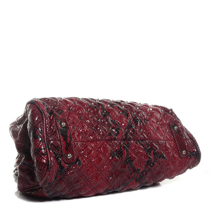 Marc Jacobs Python Embossed Leather Stardust Stam Bordeaux 4 of 8