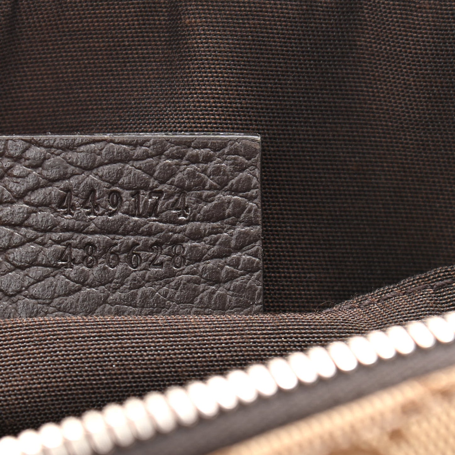 Monogram Belt Bag Dark Brown