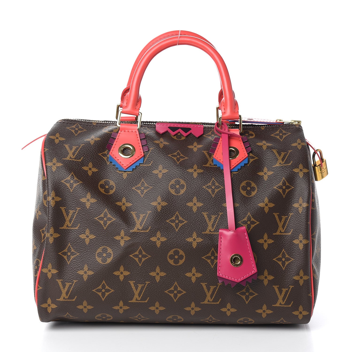 Louis Vuitton Monogram Totem Speedy 30 Flamingo 1 of 8