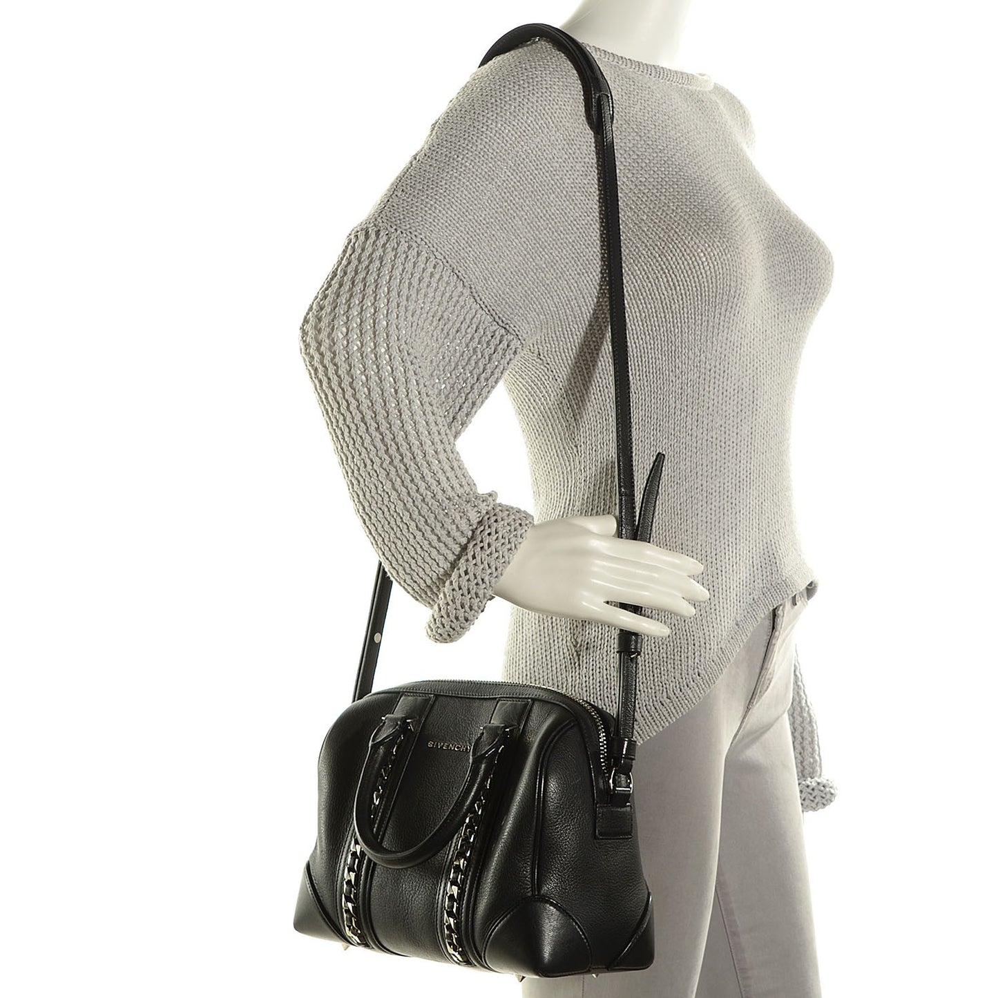 Sugar Goatskin Mini Chain Animation Lucrezia Black