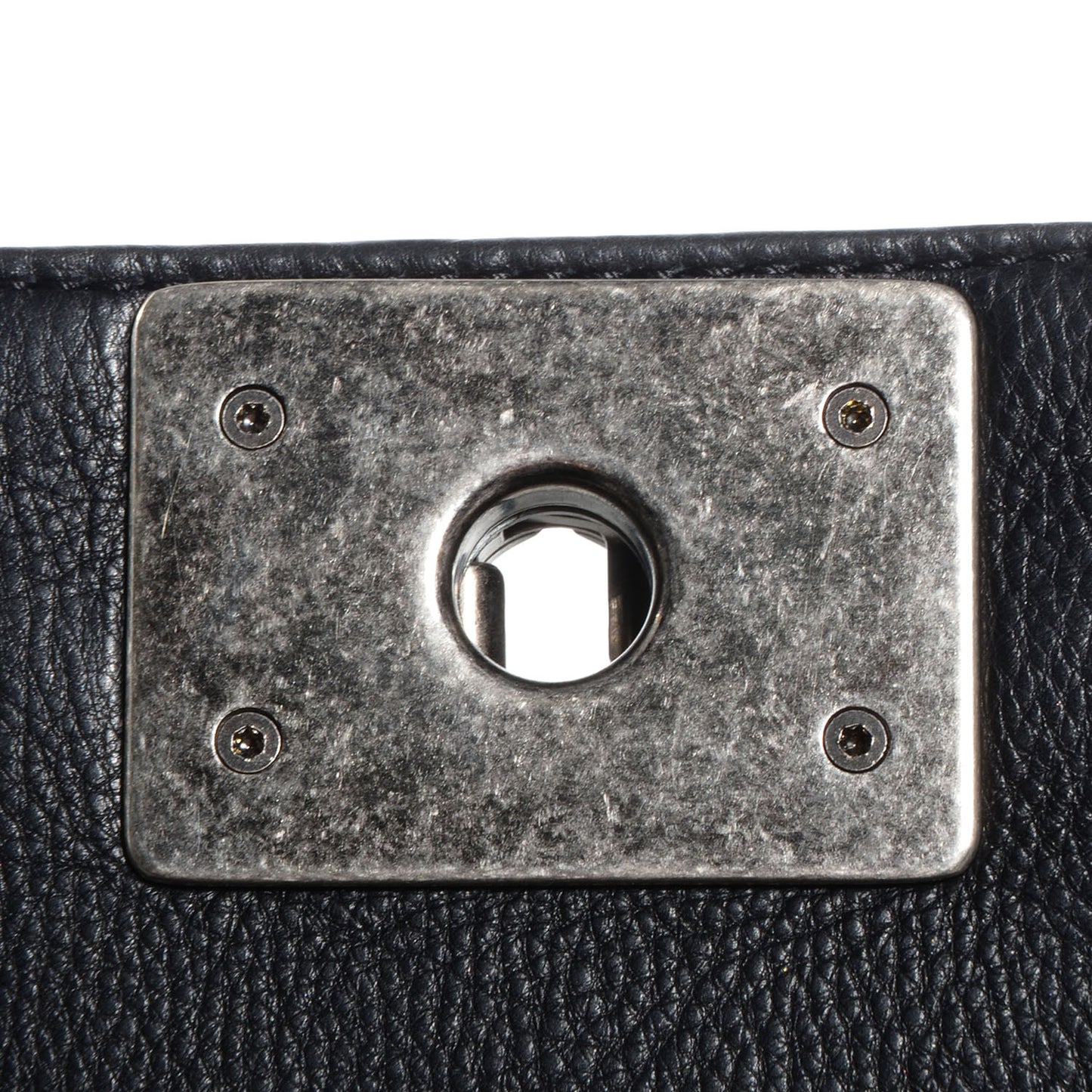 Calfskin Medium Boy Flap Black