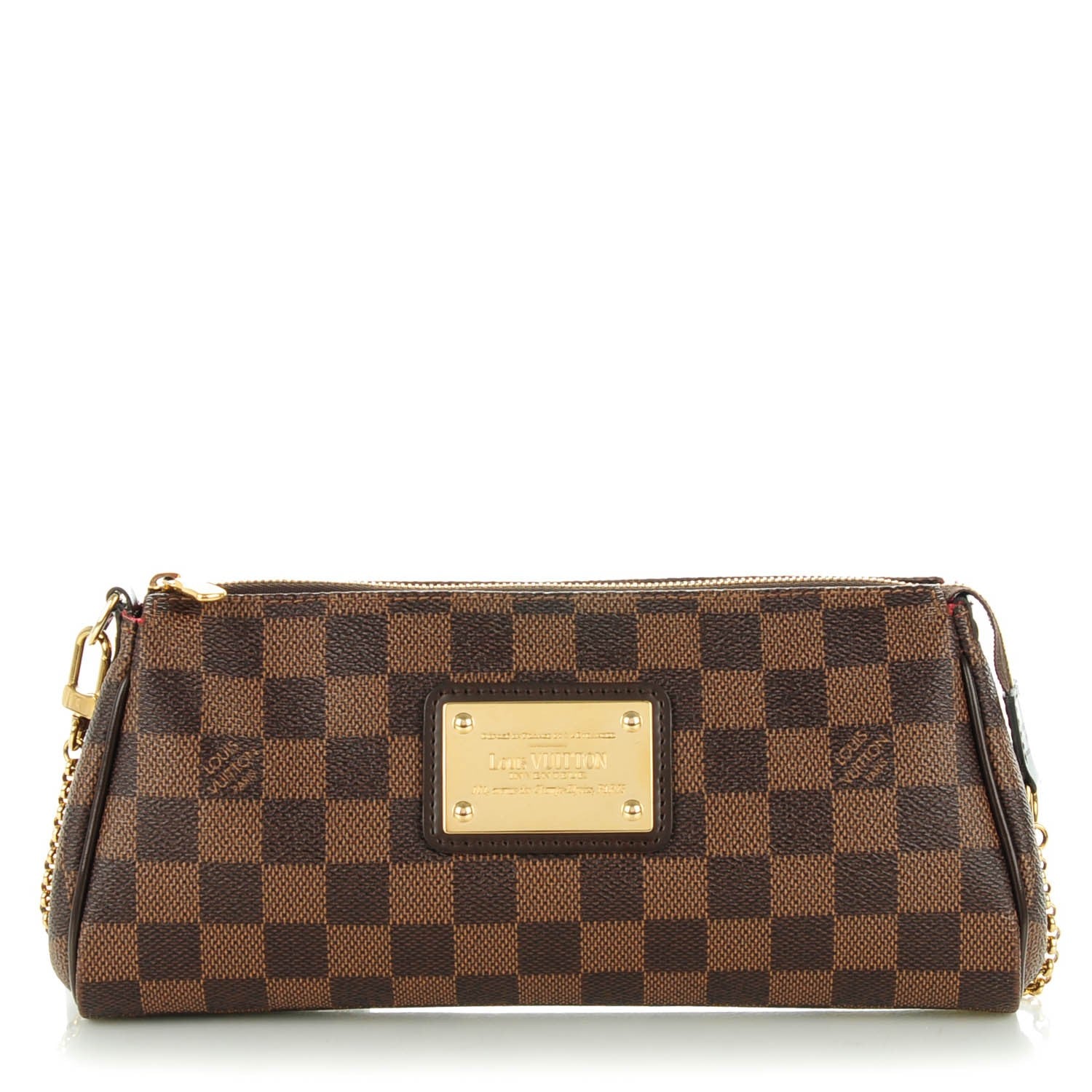 Louis Vuitton Damier Ebene Eva Clutch 1 of 7