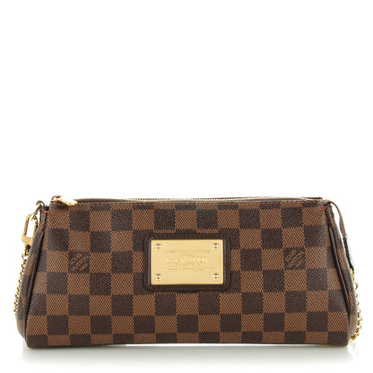 Louis Vuitton Damier Ebene Eva Clutch 1 of 7