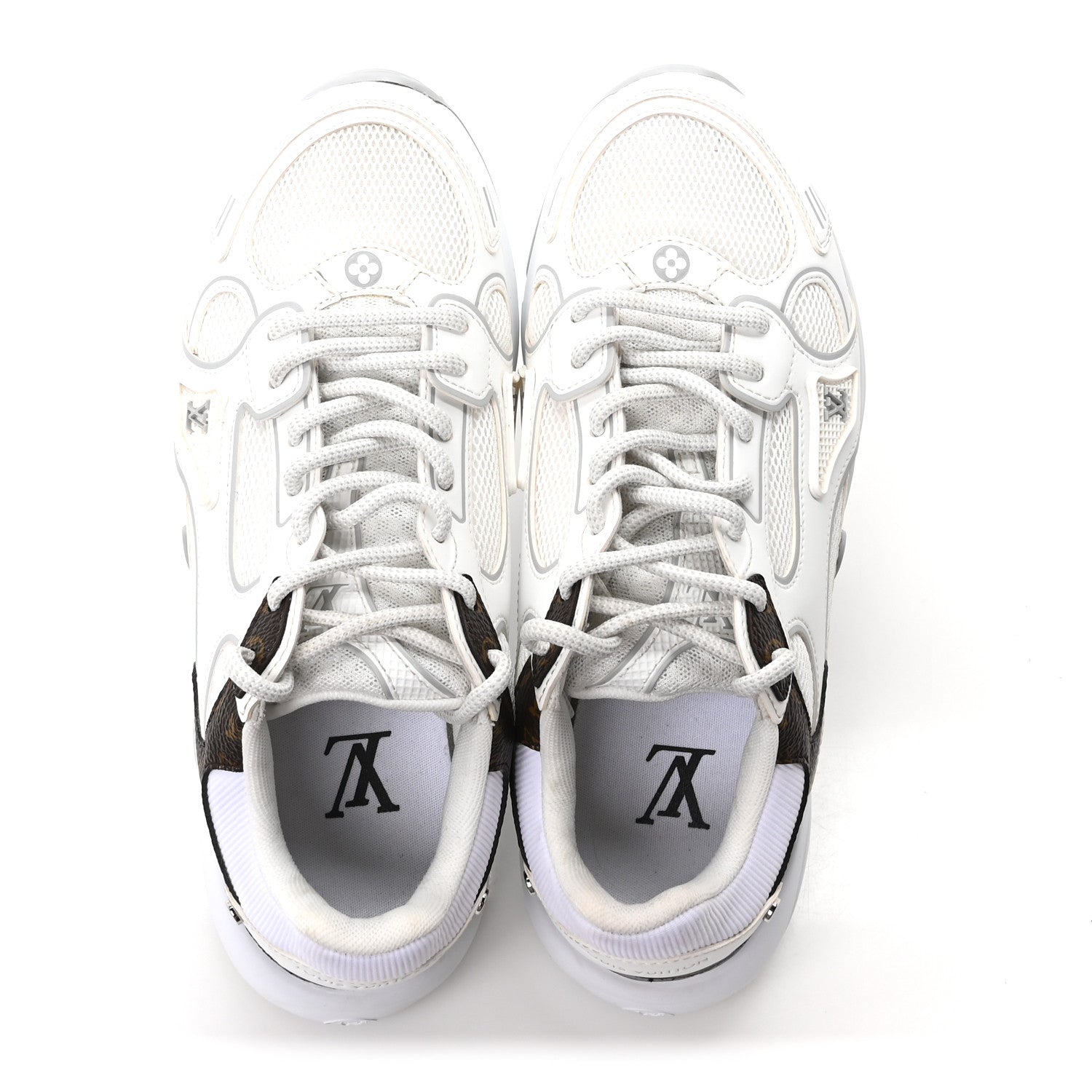 Louis Vuitton Mesh Monogram LV Olympia Sneakers 35.5 White 2 of 9