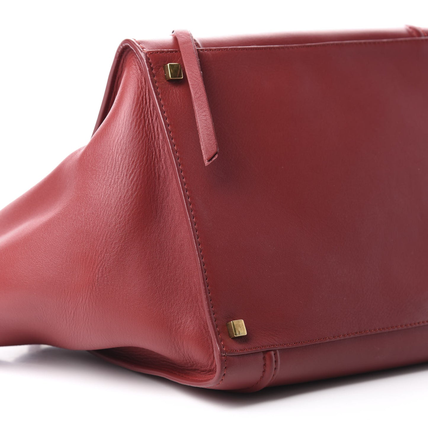 Supple Calfskin Medium Phantom Luggage Red