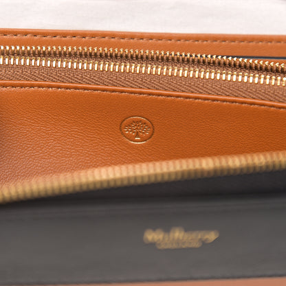 Mulberry Silky Calfskin Colorblock 12 Card Zip Around Wallet Nutmeg 5 of 6