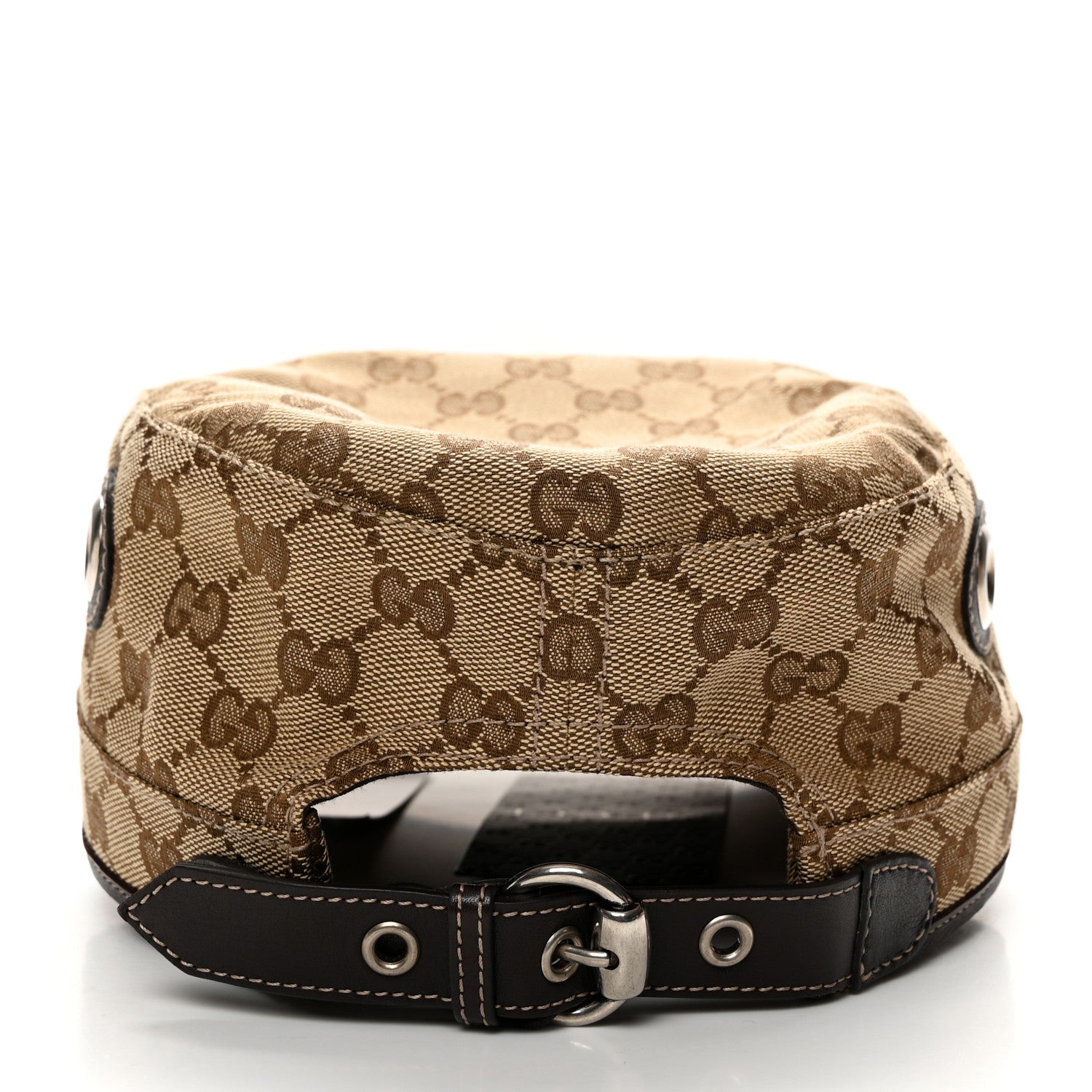Gucci Monogram Military Hat S Brown 6 of 9