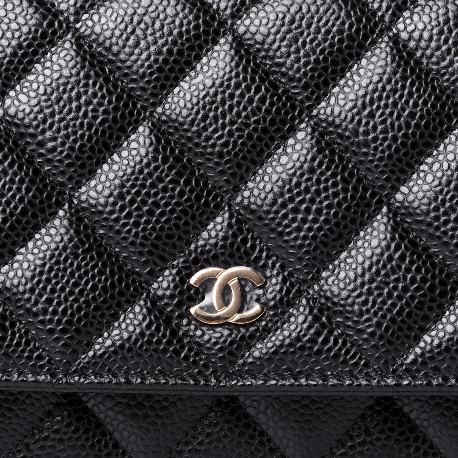 Chanel Caviar Quilted Wallet On Chain WOC Black 7 of 10