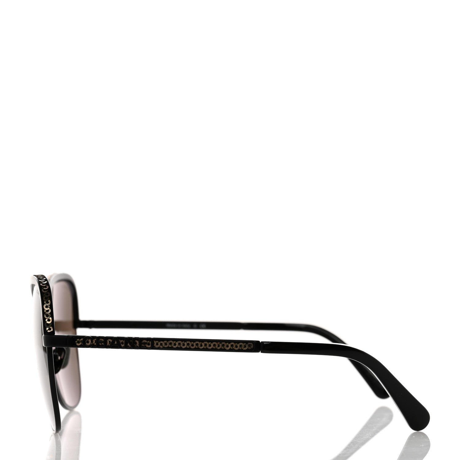Chanel Square Frame Sequin Sunglasses 4270 Black 3 of 8