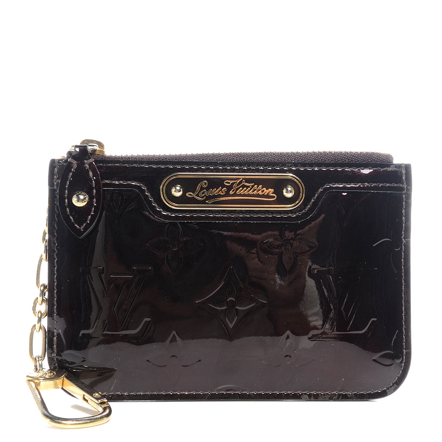Louis Vuitton Vernis Key Pouch Amarante 1 of 7