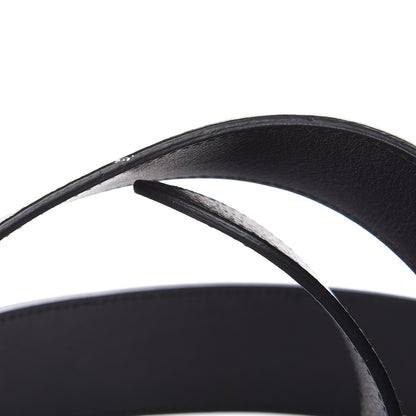 Gucci Textured Calfskin Double G 40mm Belt 95 38 Black 7 of 7