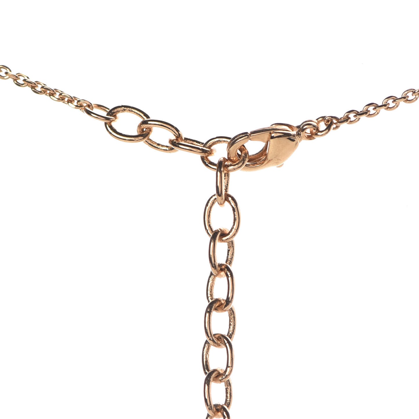 LV And Me Hashtag Necklace Gold