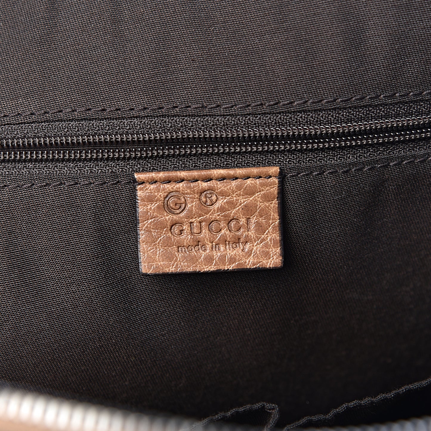 Calfskin Medium Web Dome Bag Brown
