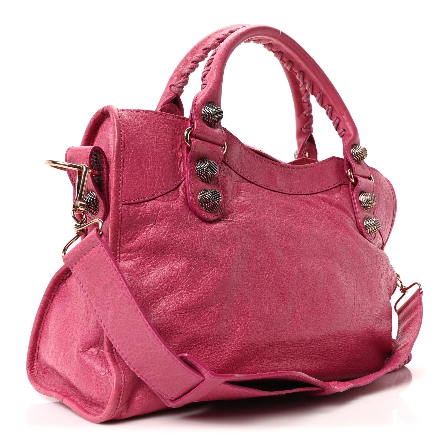 Balenciaga Agneau Giant 21 Rose Gold Hardware City Cyclamen Fucsia 3 of 10