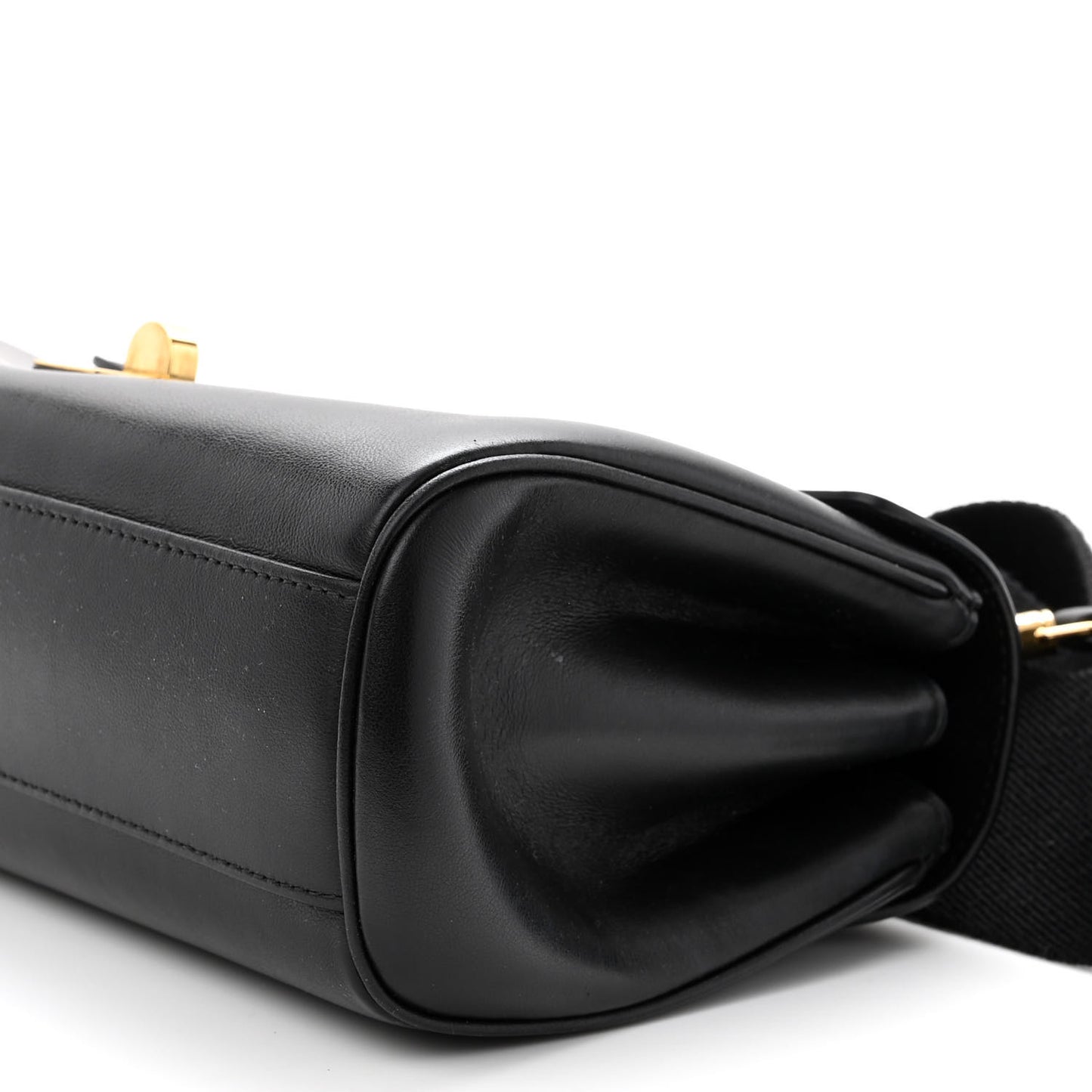 Smooth Calfskin Teen 16 Crossbody Bag Black