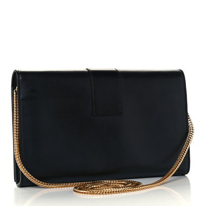 Saint Laurent Calfskin Classic Y Ligne Chain Wallet Black 3 of 10