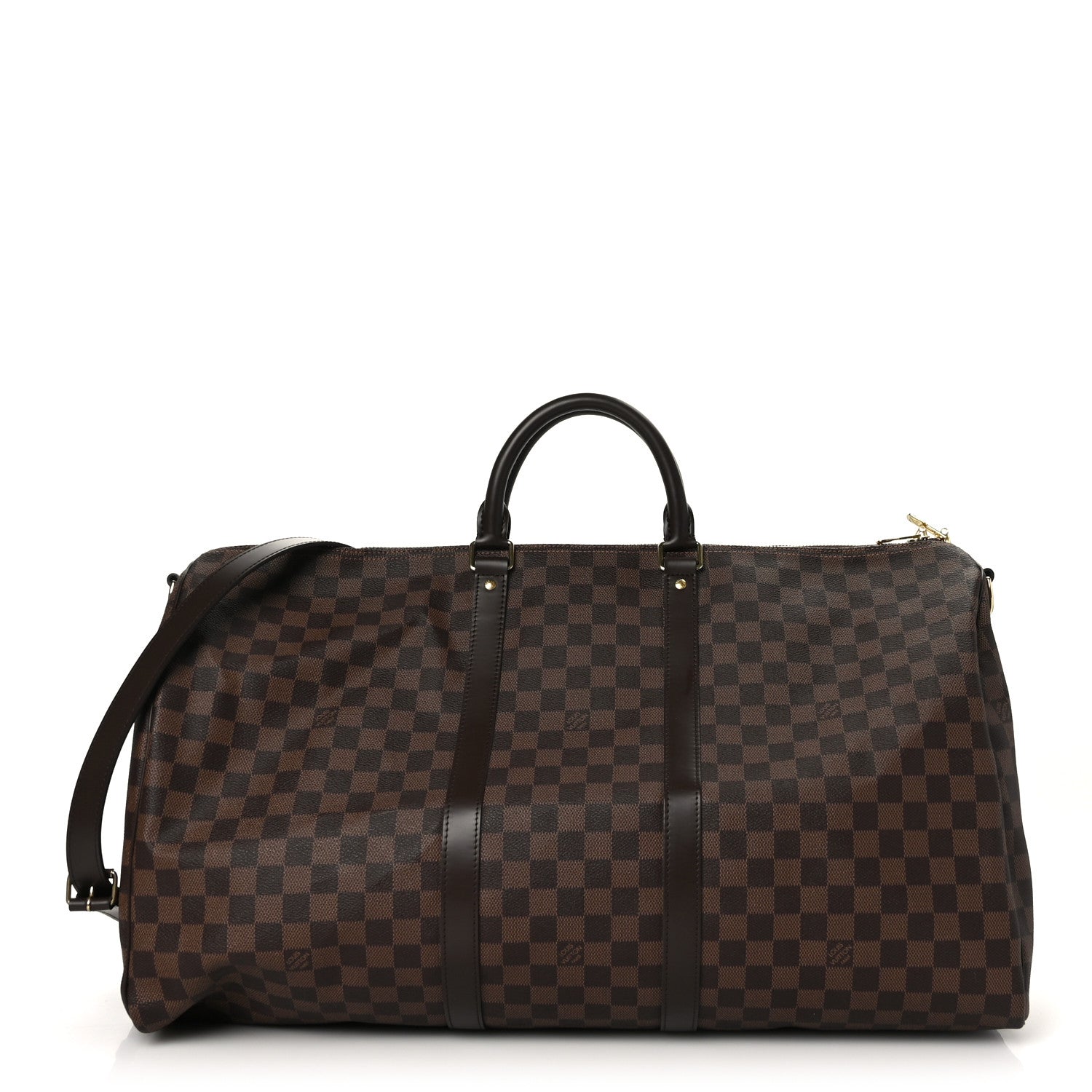 Louis Vuitton Damier Ebene Keepall Bandouliere 55 1 of 10