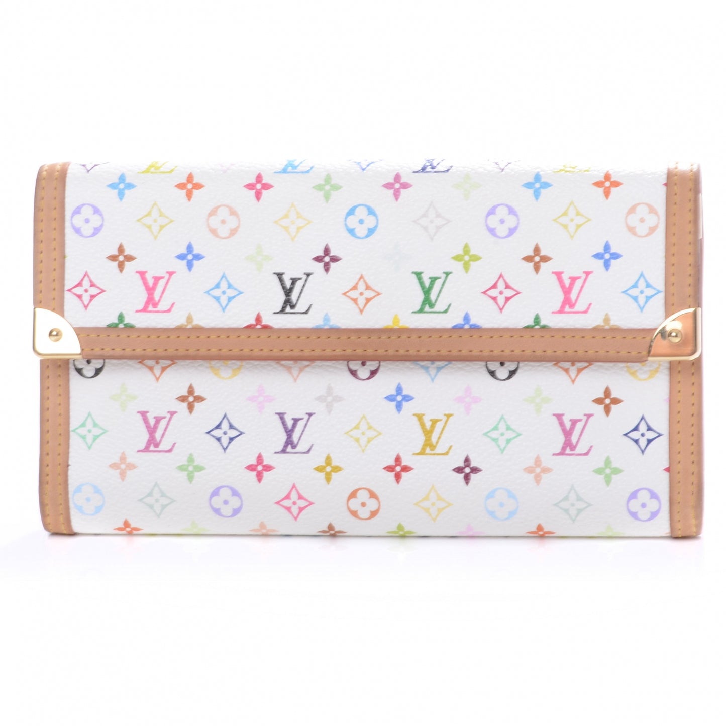 Monogram Multicolor Porte Tresor International Wallet White