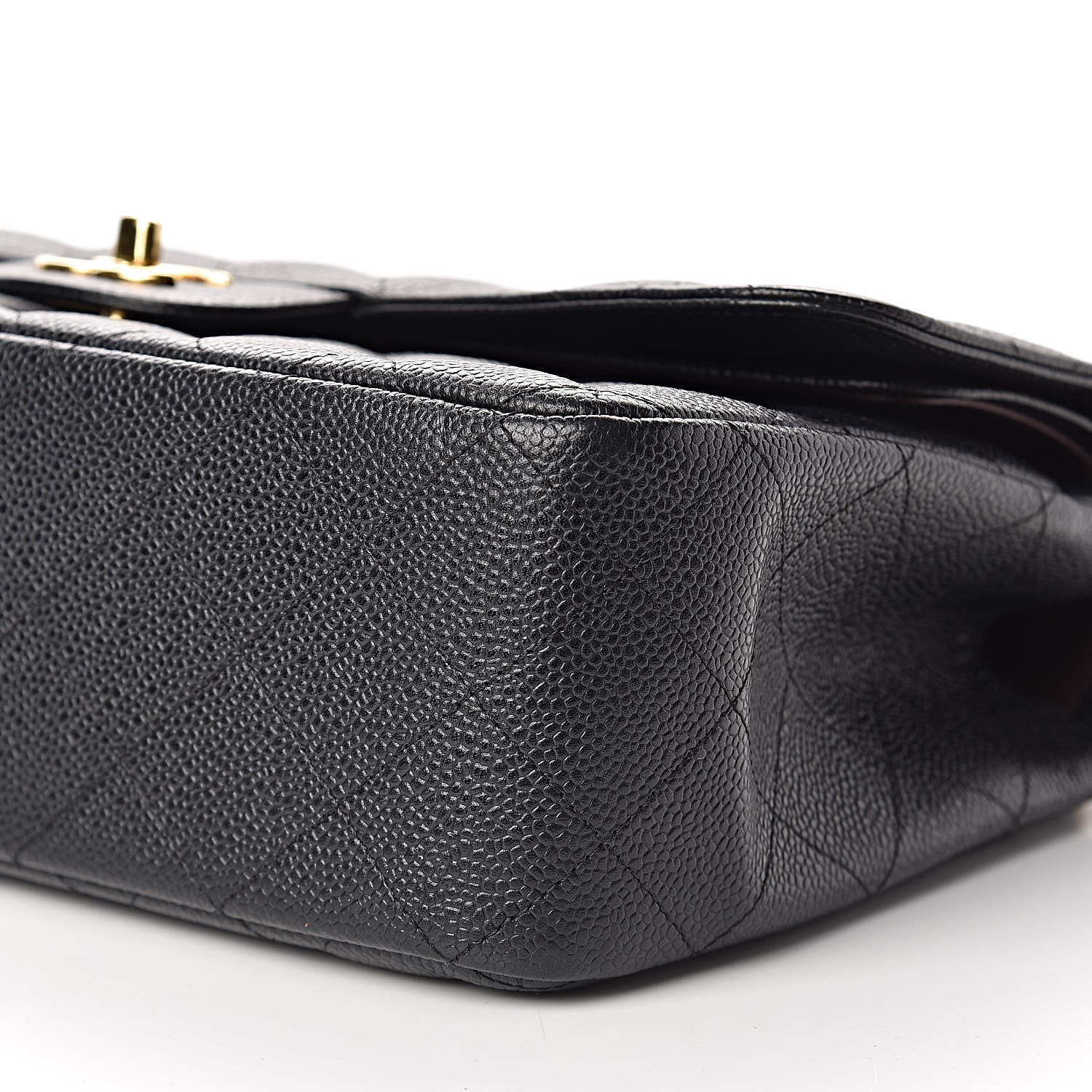 Chanel Caviar Quilted Jumbo Double Flap Black 9 of 11