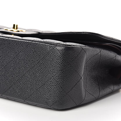 Chanel Caviar Quilted Jumbo Double Flap Black 9 of 11