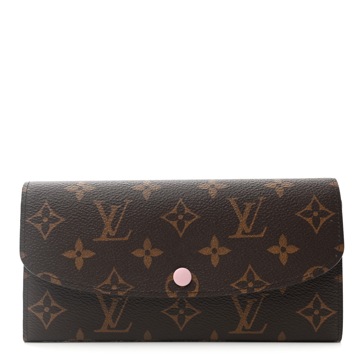 Louis Vuitton Monogram Emilie Wallet Rose Ballerine 1 of 7