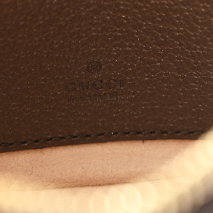 Gucci GG Supreme Monogram Textured Calfskin Web Mini Ophidia Half Moon Hobo Beige Ebony New Acero 6 of 11