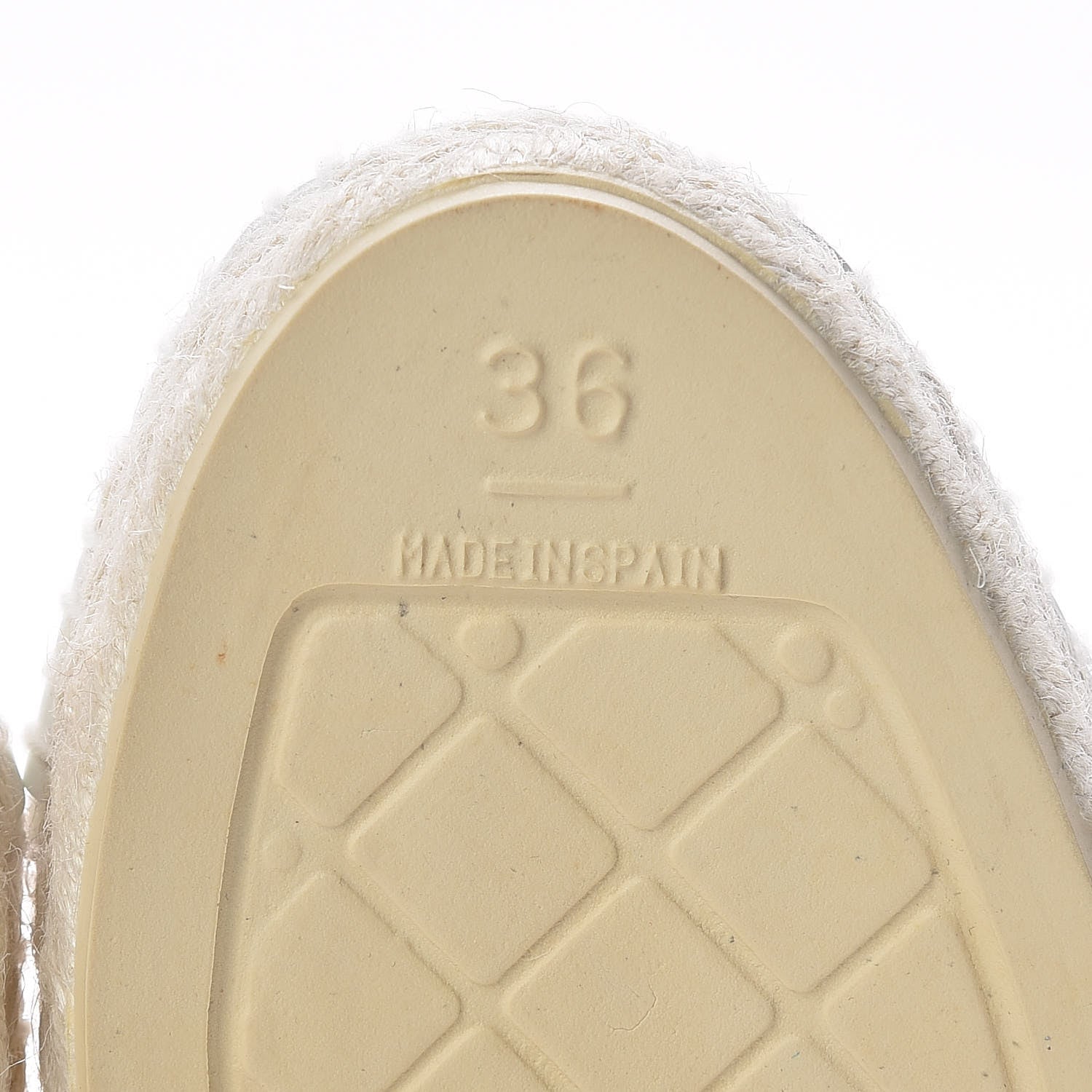 Chanel Tweed Patent CC Espadrilles 36 White 7 of 10