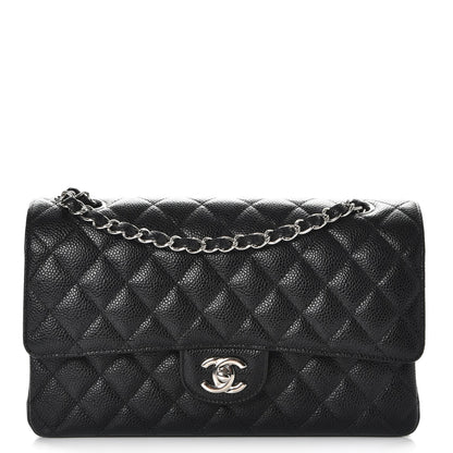 Chanel Caviar Quilted Medium Double Flap Black 1 of 9